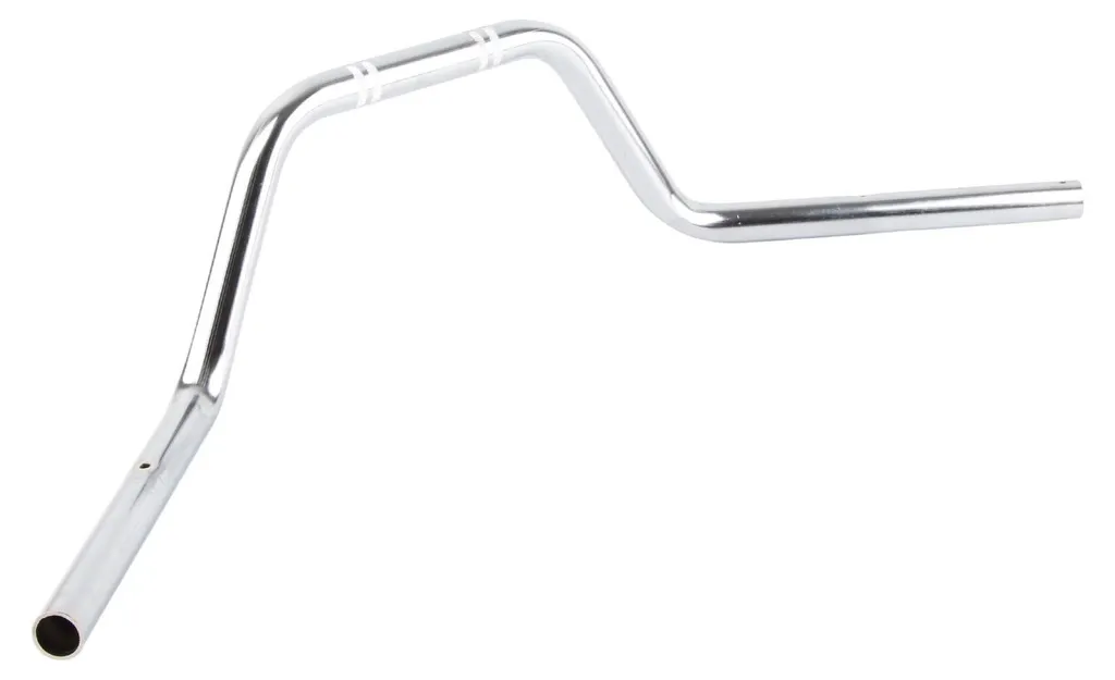 Guidon plat 22mm pour moto CG125 - Barre de direction modifiée noire
