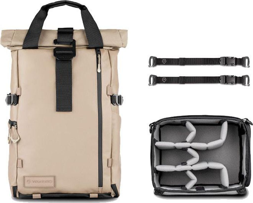 WANDRD PRVKE V4 Photography Bundle, Rucksack, Jede Marke, Schultergurt, Notebook-Gehäuse, Beige