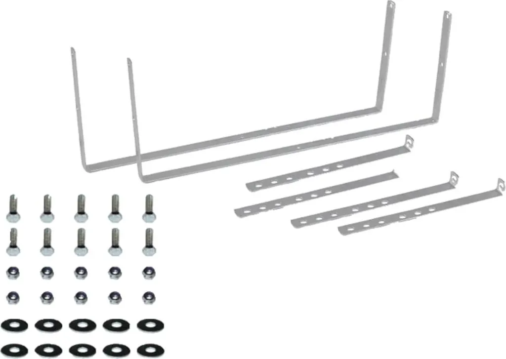 Support de montage pour boîte Stabilo avec tirants en acier galvanisé