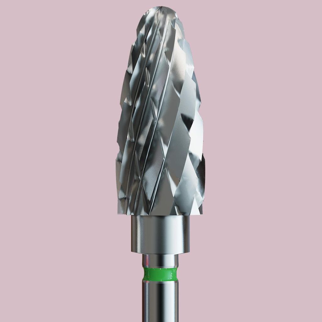Hartmetallfräser für Acryl - Auffangkegel