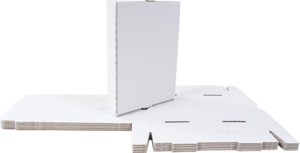 BURI 10 Kartons 185x135x35 Versandkarton Faltkarton Großbrief Pappkarton Warensendung