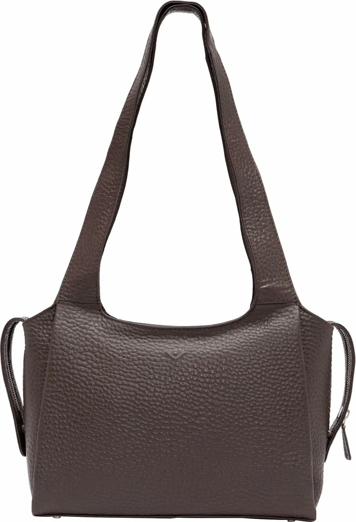 Sac à bandoulière VLD marone ADELINA - Besace élégante en cuir marron