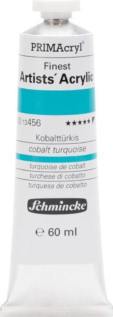 Schmincke 60ml PRIMAcryl Kobalttuerkis Acryl 13 456 011