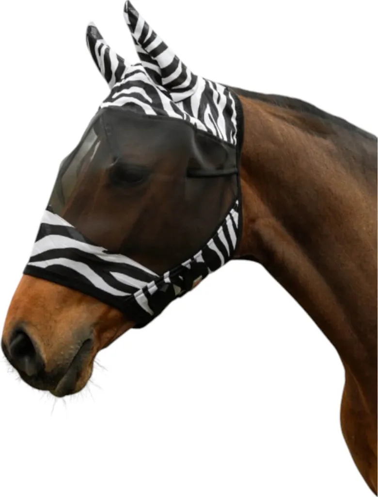 Offerta Maschera Mosche Zebra Pony Covalliero: Robusta e Sicura