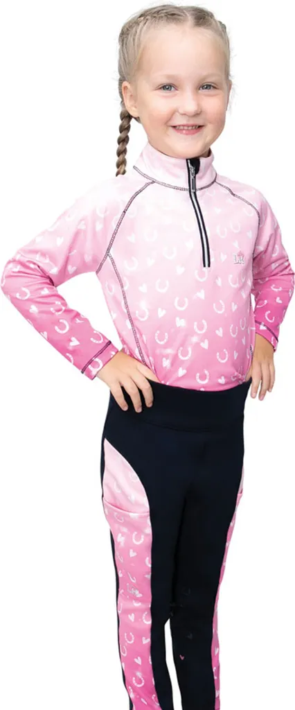 Leggings équitation fille Pony Fantasy BZ5059 - Stretch et grip silicone