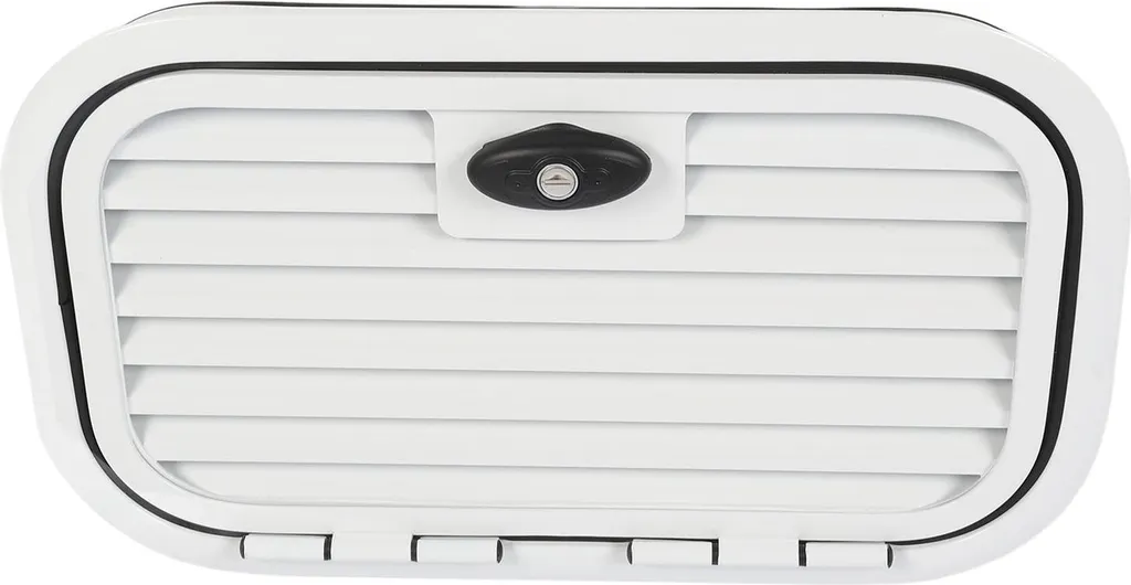 Porte ventilée anti-humidité pour coffre de caravane 26x14 po aluminium