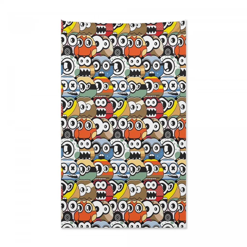 Offerta Arazzo Abakuhaus 140x230 Cartoon Mostro - Miglior Prezzo