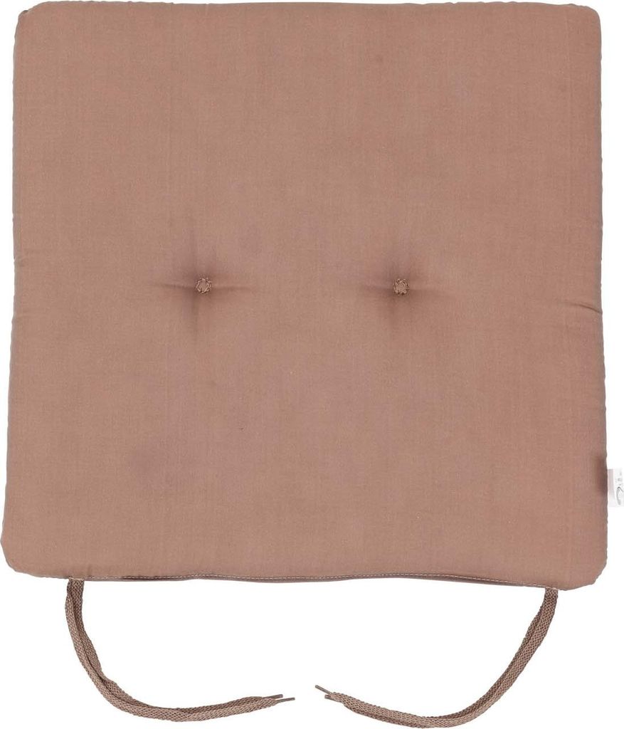 Sitzkissen Hocker Soraya 2078 braun 40x40x3,5 cm KETTtex Produktbild 