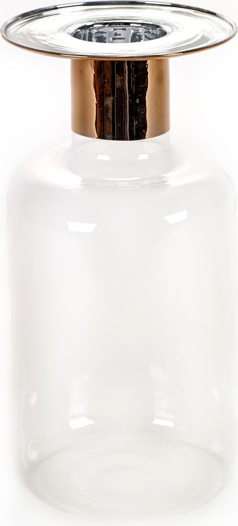 Serax Vase-Flasche Giorgio Glas Gold-Bronze D 13 cm H 28 cm