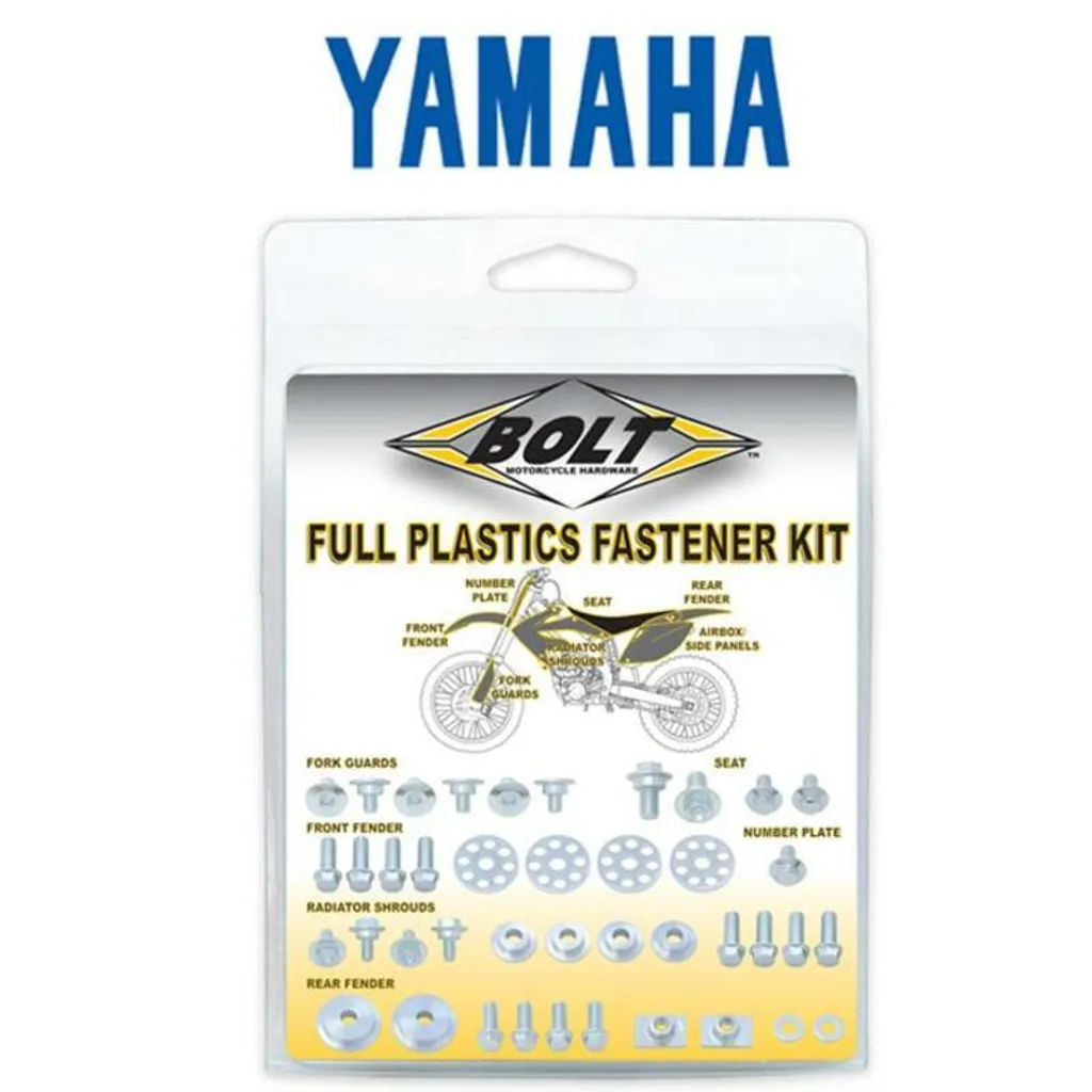 Kit vis pour plastiques Yamaha YZ250F montage facile Bolt SP 1061517