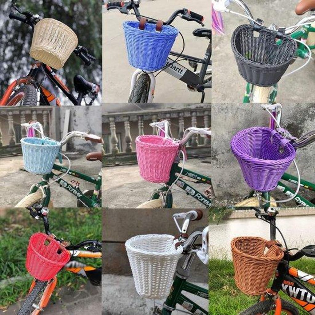 Kinderfahrradkorb Vorne Kunststoff Mehrfarbig