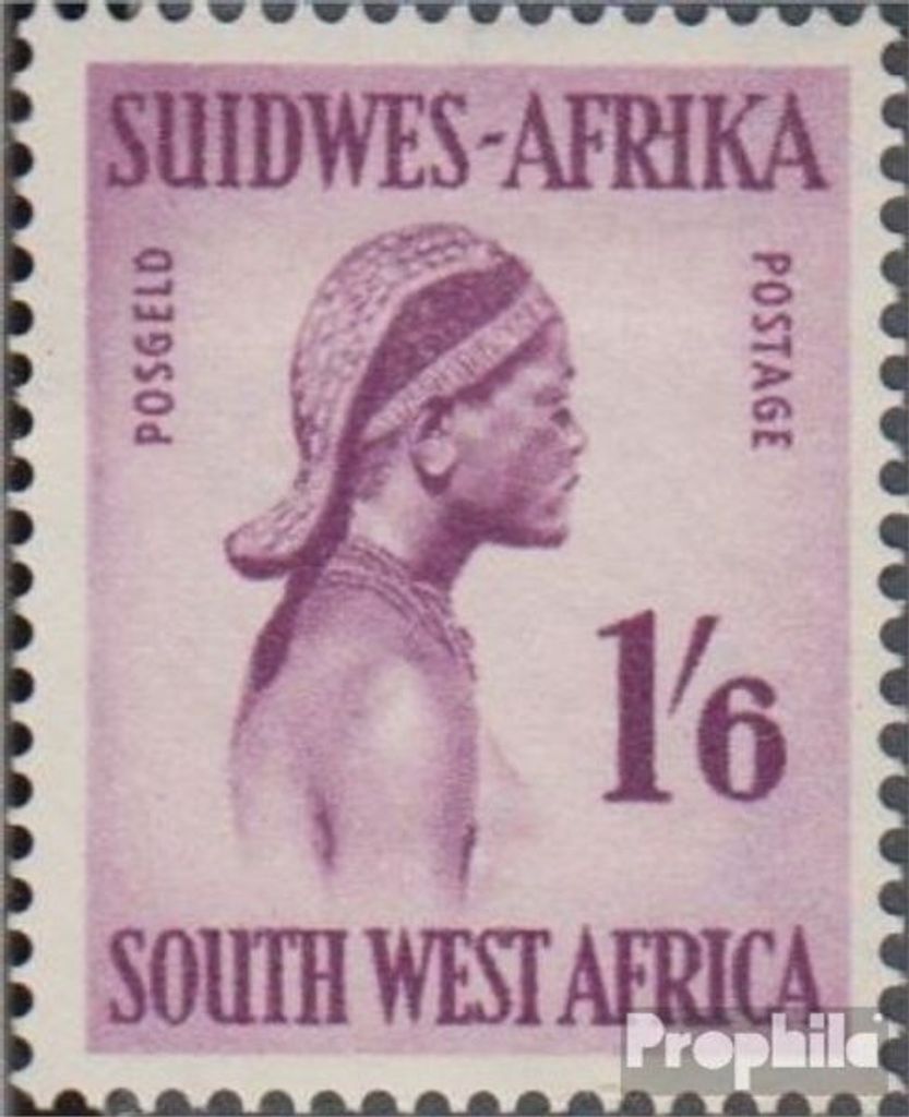 Briefmarken Namibia - Südwestafrika 1954 Mi 287 mit Falz Felszeichnungen