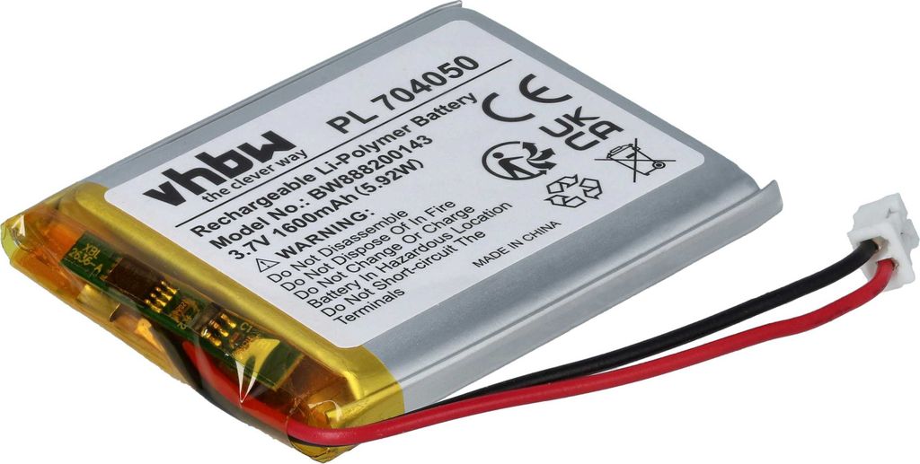 vhbw Akku Ersatz für Fatboy PN704050 für Tischlampe, Produktbild 9