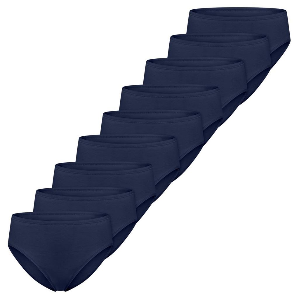 Schiesser 9er Pack Essentials Baumwolle Slip Optimale Passform, Angenehm auf der Haut, Weiche und schmale Abschlüsse