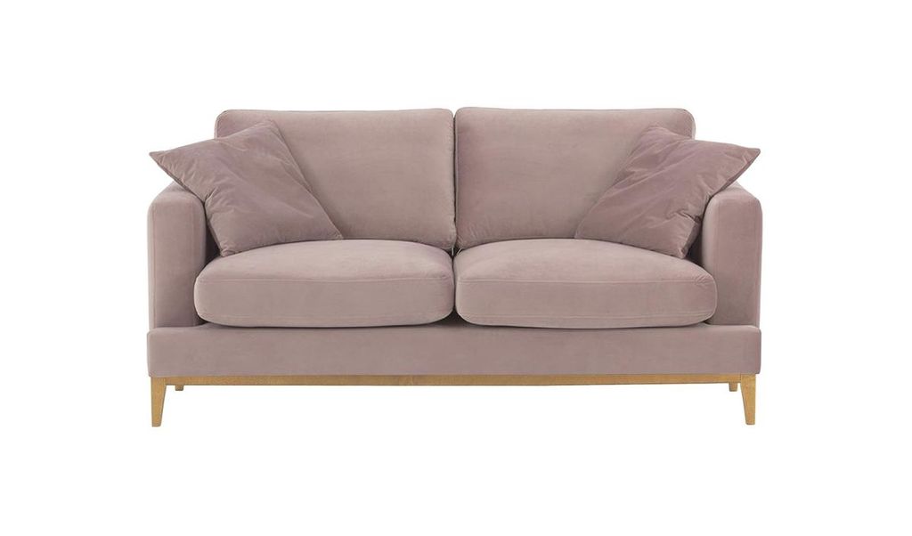 SLF24 - 2,5-Sitzer-Sofa Covex Wood - helllila - Velluto 14