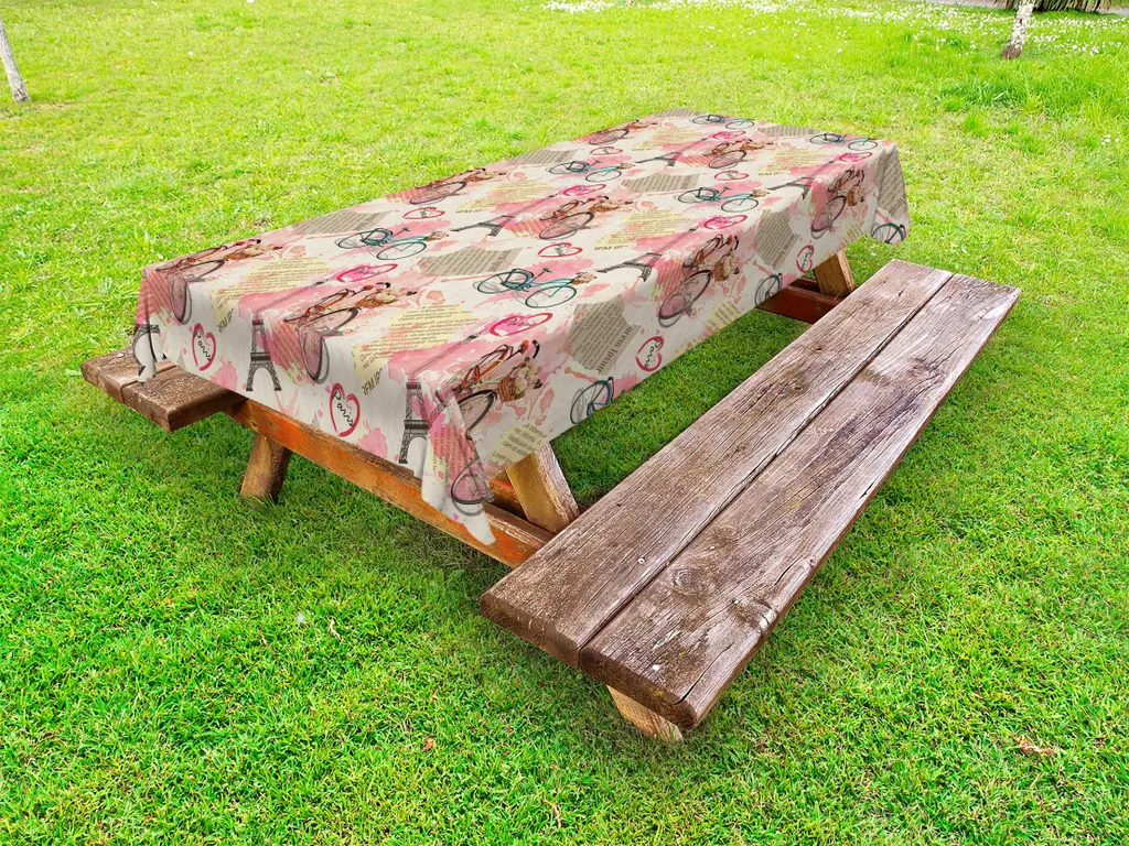 Tovaglia Esterno 145x210 Paris Abakuhaus - Eleganza Parigina Chic
