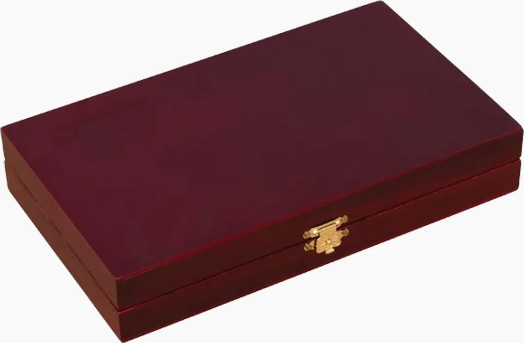 Jeu de Backgammon en bois Goki - Mallette de voyage classique 38 cm - 4