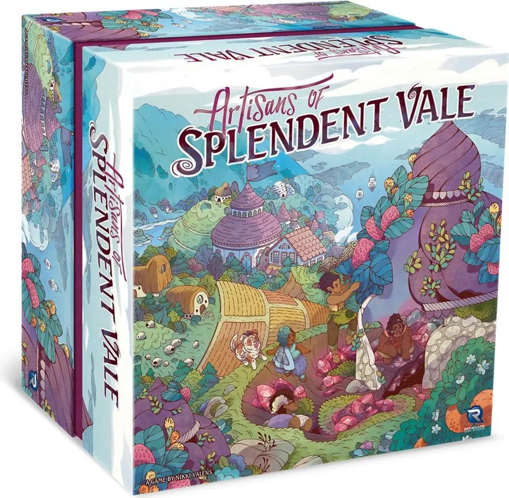 Artisans of Splendent Vale Jeu de Société Idéal pour Soirée Campagne