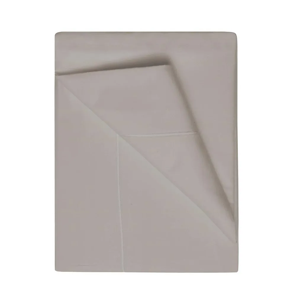 Drap de lit anti-bouloches en coton égyptien 400 fils Belledorm étain