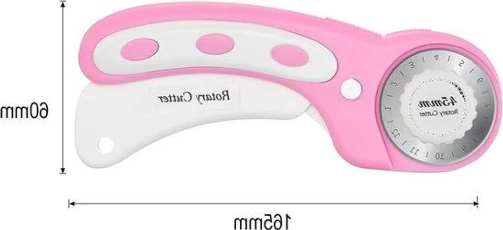 Outil de Coupe Tissu 45mm Idéal pour Quilting, Patchwork et Travail Cuir