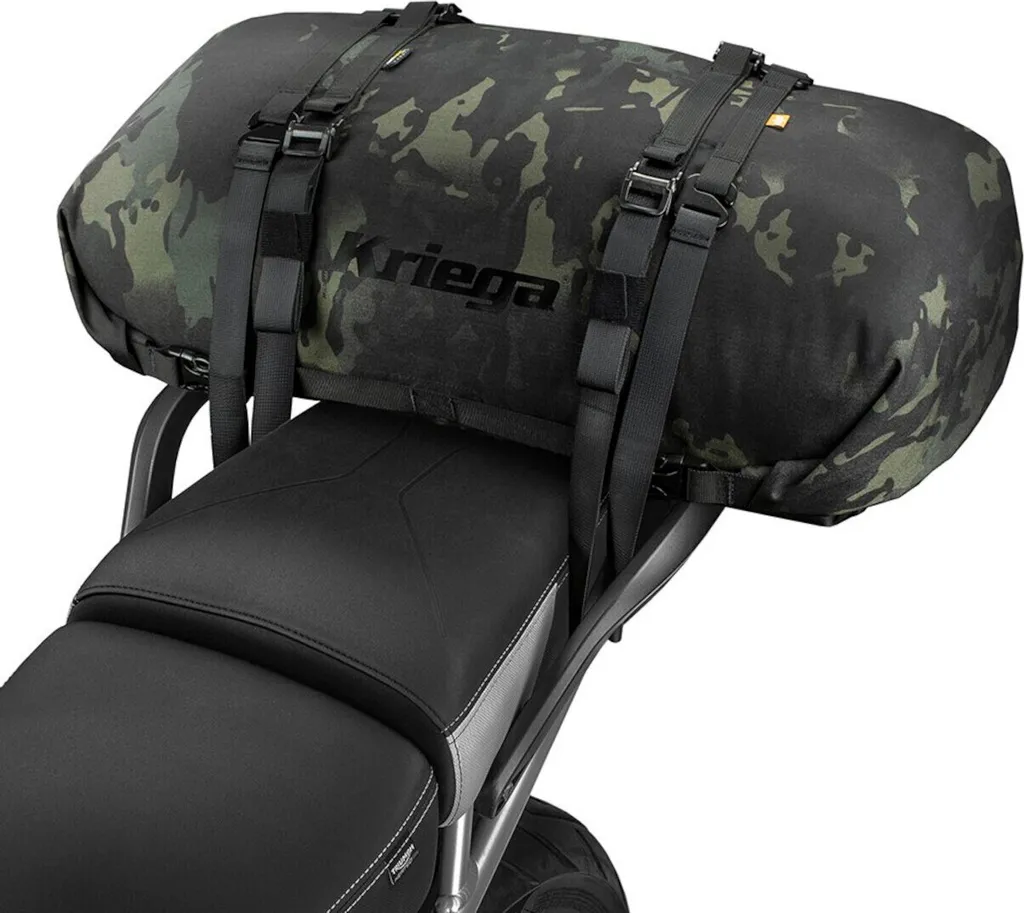 Kriega Rollpack 40L Noir : Sacoche Arrière Robuste et Volume Ajustable