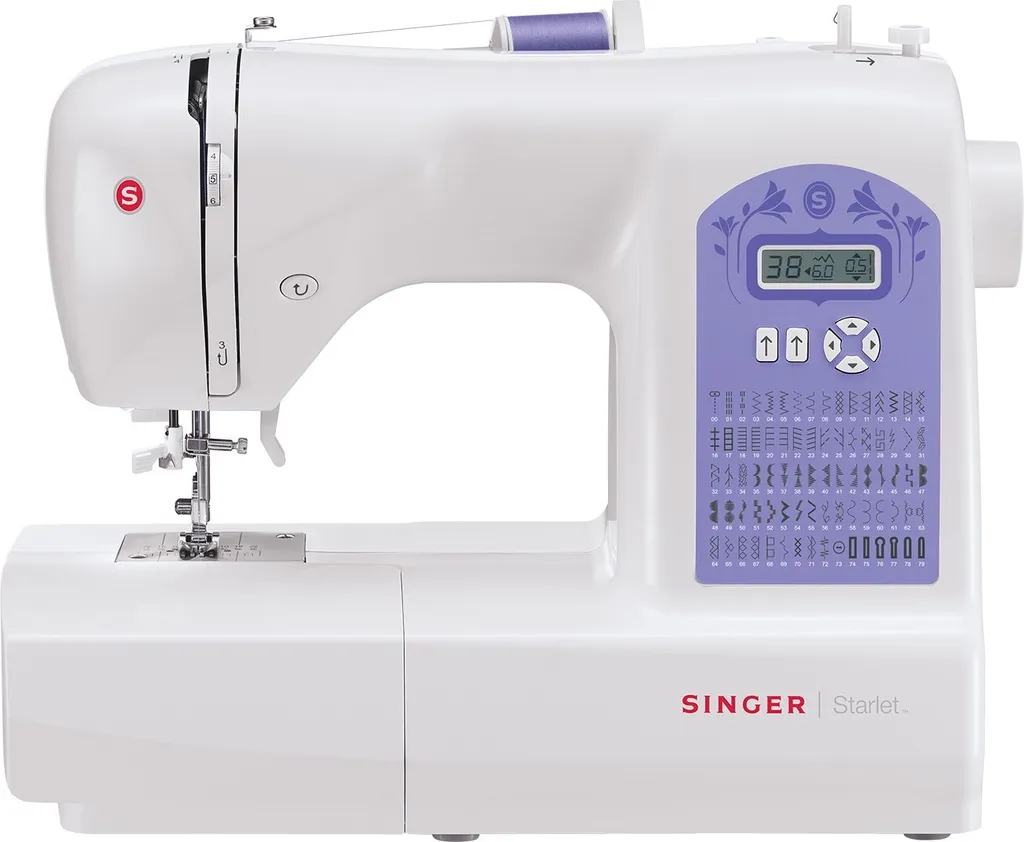 Machine à coudre électronique Singer Starlet 6680 pour mode et déco