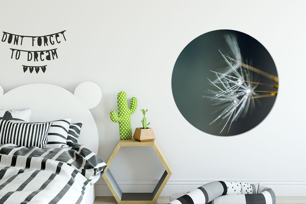 MuchoWow - Wand-Kreis - Wohnzimmer - Bild - Runde - Wanddeko - Dibond - Kunstdrucke