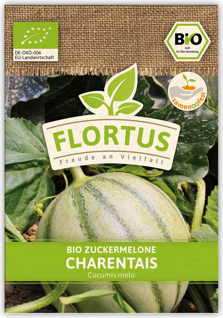 Zuckermelone Charentaise | Zuckermelonensamen von FLORTUS