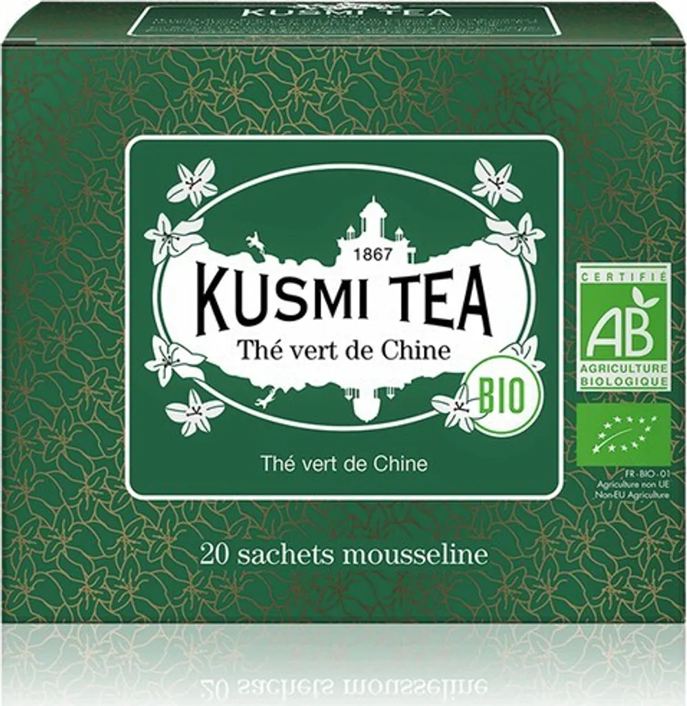 Thé Vert de Chine en sachets 40 g - Infusion traditionnelle douce