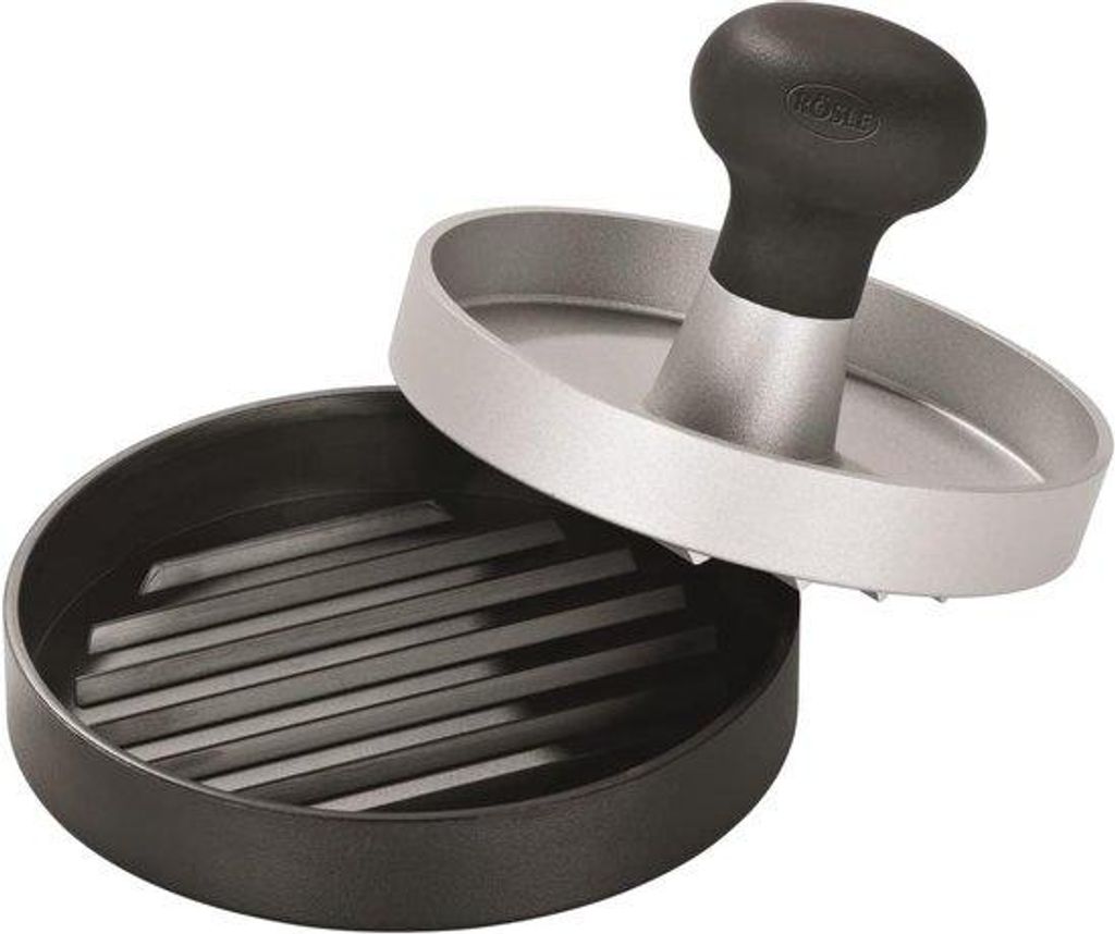 Aluminium Hamburgerpresse, 11 cm, spülmaschinenfest, hochwertig