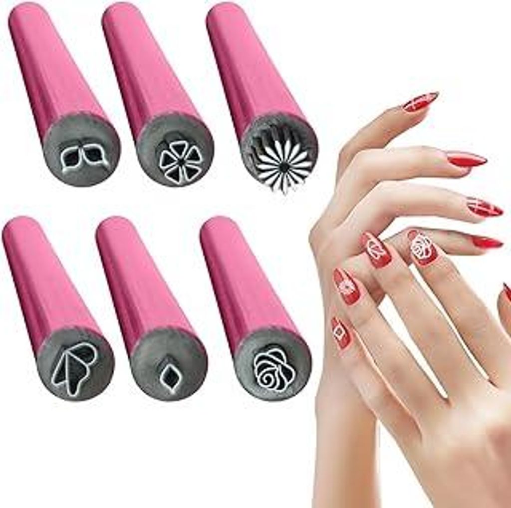 3D Nagellack Stift Set,Nagel Designing Zubehör,Nail Art Stamp Pen Set,DIY Linie Nagelkunst Graffiti Stifte,starter Set Nagellackstift für Zuhause...