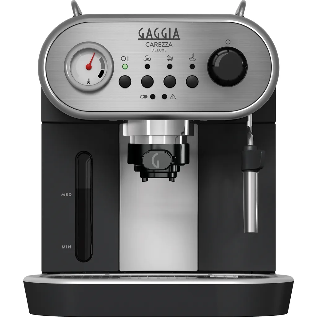 Machine expresso Gaggia Carezza Deluxe 1900W avec mousseur lait