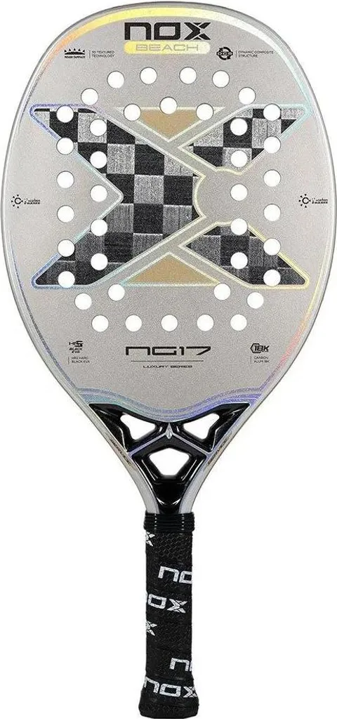 Raquette Beach Tennis Nox NG170 Nicolas Gianotti 2023 Argent Taille Unique