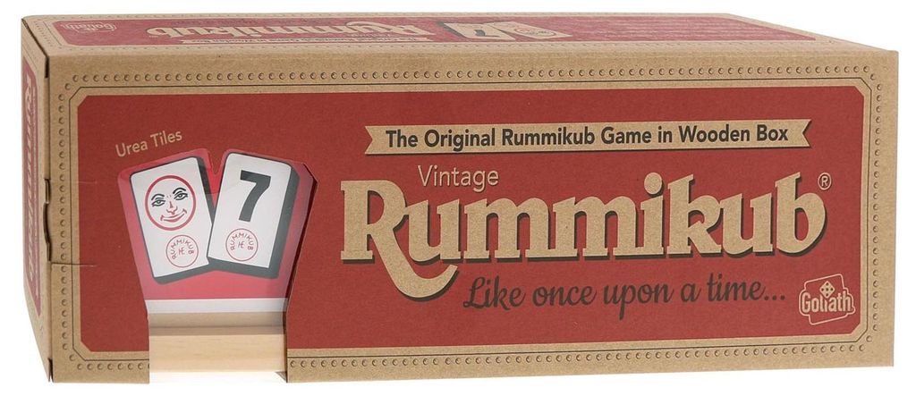 Goliath Rummikub Vintage Brettspiel mit 106 schweren Produktbild 