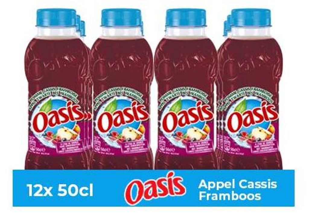 Oasis – napój o smaku jabłkowo-czarną porzeczkowo-malinowym Zdjęcie produktu 