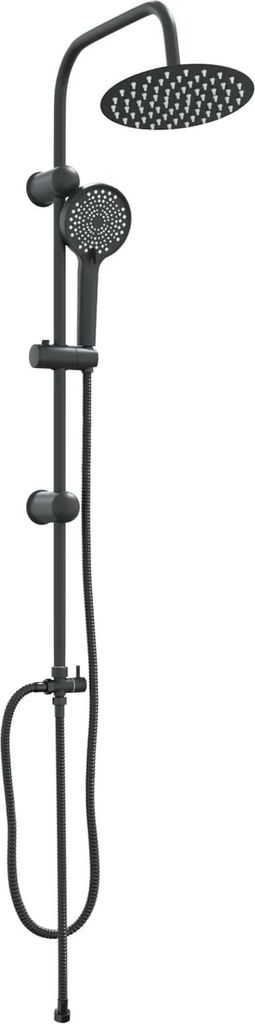 Duschsystem Schwarz 47 x 20 x 95 cm Edelstahl