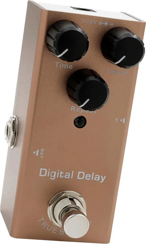 Pédale Delay Numérique Mini pour Guitare Électrique IRIN EF-08 Café - 3