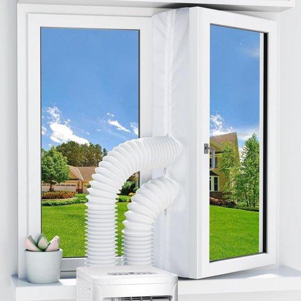 Airco afdichtingskit 300 cm, voor mobiele airco, wit, mobiel
