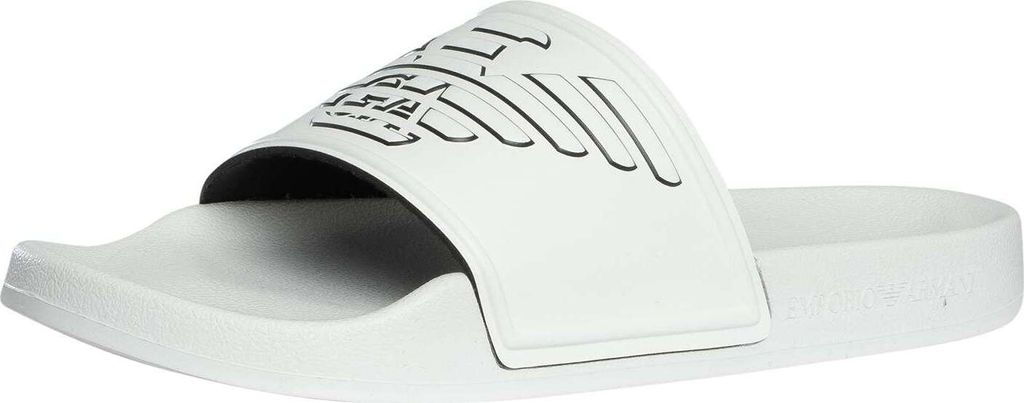 EMPORIO ARMANI Herren-Slipper mit Band Slides Sea Pool Beachwear Artikel XVPS11 XR273, EU 42 - UK 8 - USA 8.5 - CN 269/92, Poliuretano 100%