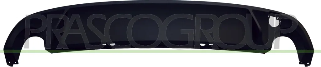 Lèvre de spoiler arrière Golf 6 en ABS noir PRASCO VG0391851 Robuste