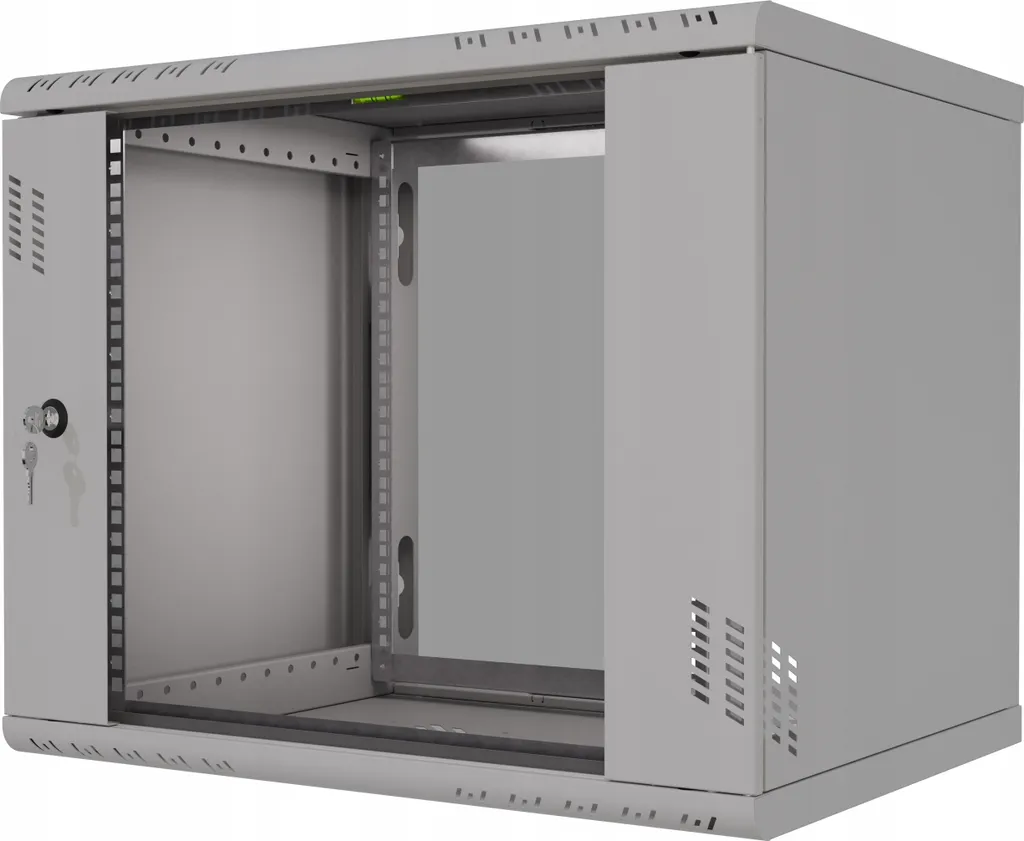 Solution de Stockage Réseau 9U 19'' pour Serveur et Switch Coloris Gris