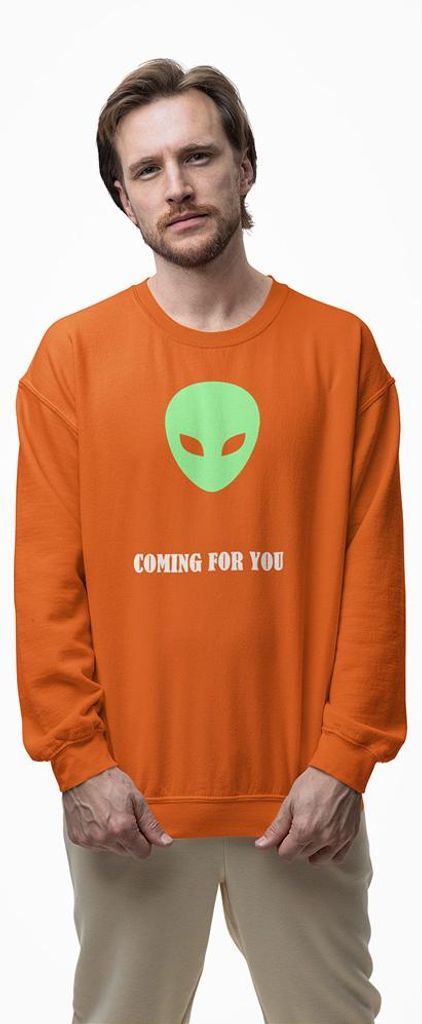 D&B Design Uni Pullover SWEB00003 Coming Orange-Größe 2XL