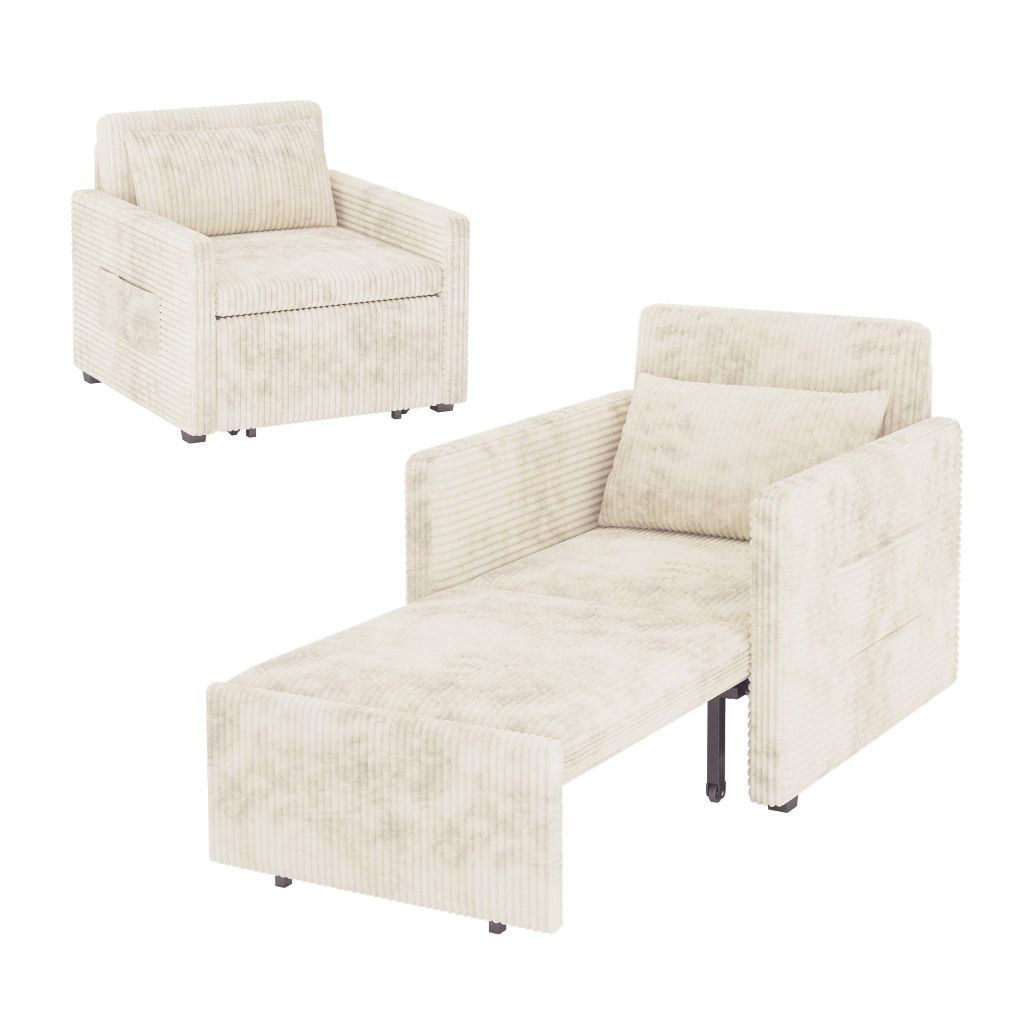 BEALIFE Sofa-Bett, 3-in-1 konvertierbares Stuhl-Bett, Produktbild 