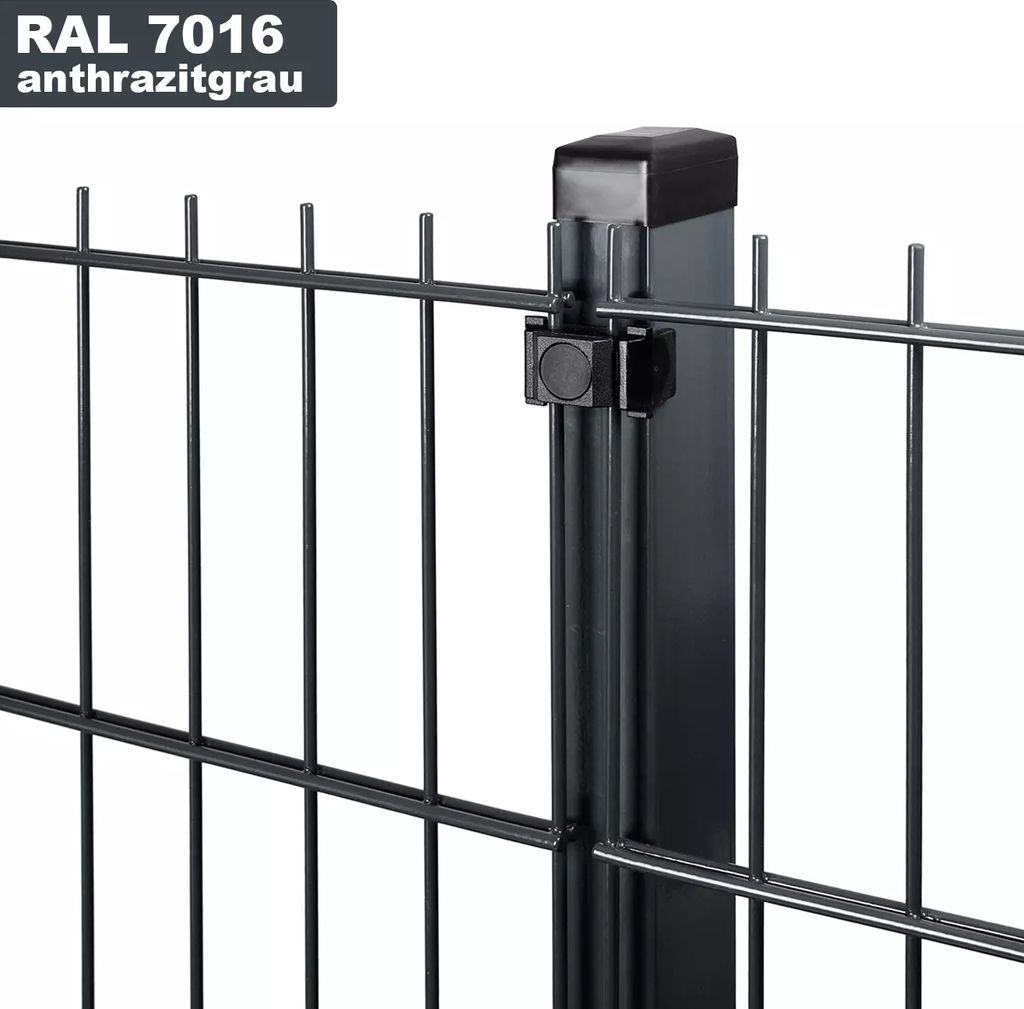 ROYSSON® Doppelstabmattenzaun 6/5/6 Kaufland.de