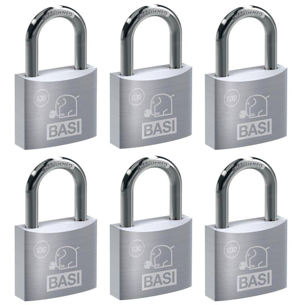 BASI - Vorhangschloss - SET - 6x VHS 630 - 50 mm - Produktbild 