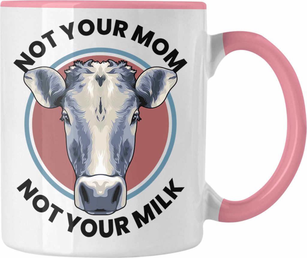 Trendation - Veganer Geschenk Lustige Tasse Vegetarier Geschenkidee Tasse Lustig für Geschenkset oder Geschenkbox Vagenerin Not Your Mom Not Your ...