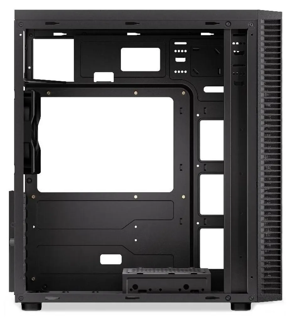 Boîtier PC Bureautique ENDORFY Armis 100 Solid Noir - Idéal Travail - 15