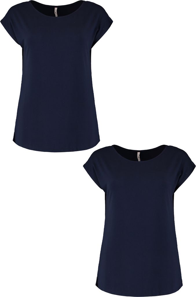 HaILYS Shirt 2er-Set Kurzarm mit Fledermausärmeln Größe: XS