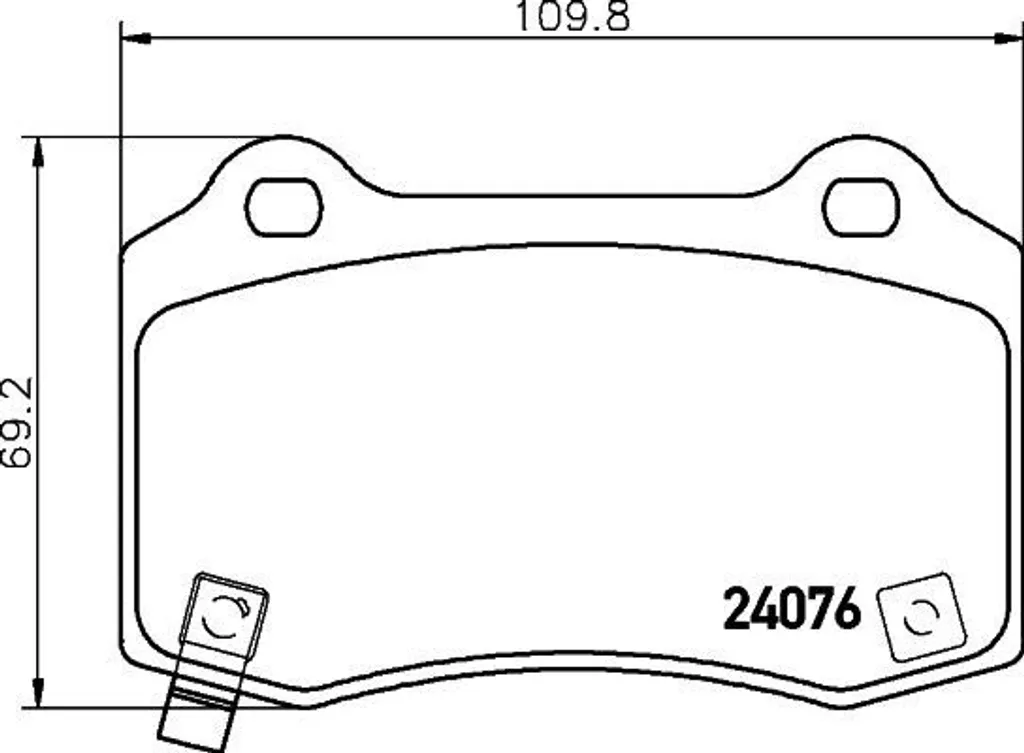 Plaquettes de frein à disque pour Jeep Grand Cherokee III et Chrysler 300 C