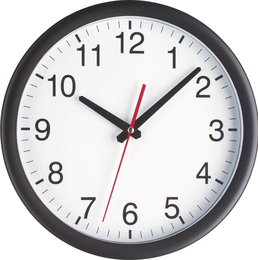 TFA - Analoge Wanduhr 98.1077 - schwarz/weiß Image du produit 